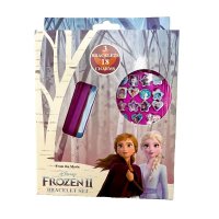 2426-8490T: Frozen 3 Piece Bracelet Set with 18 Charms